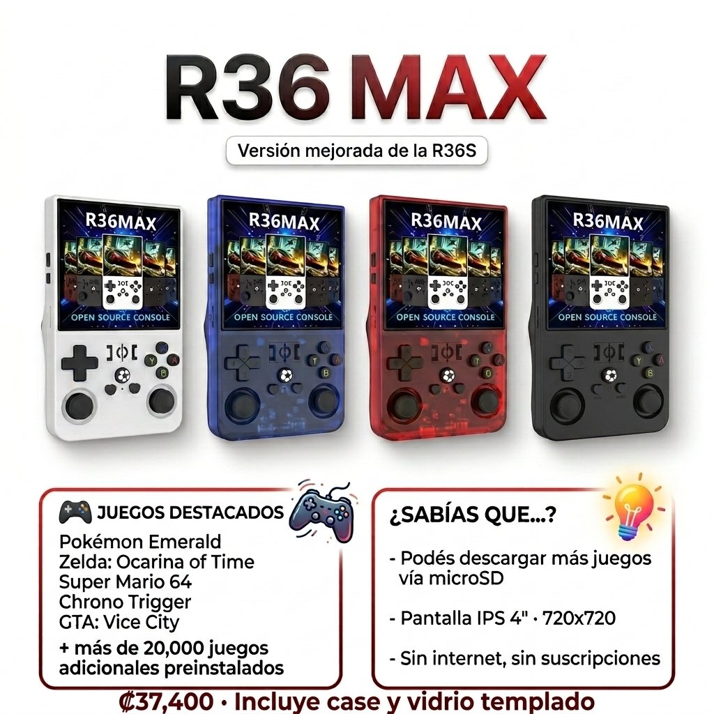 R36 Max – Consola Retro - Imagen 4