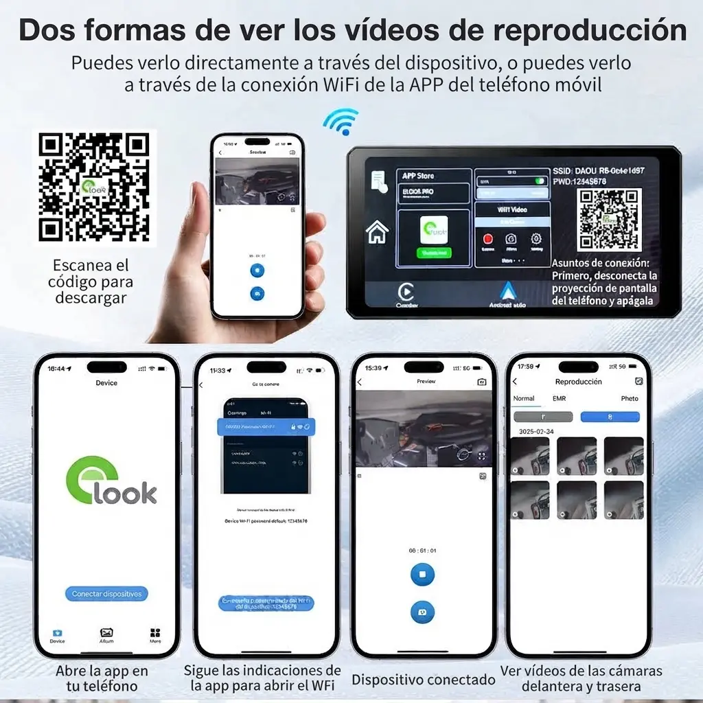 Pantalla para Moto con Carplay y Android Auto, Cámaras y TPMS, 6 pulgadas - Imagen 5