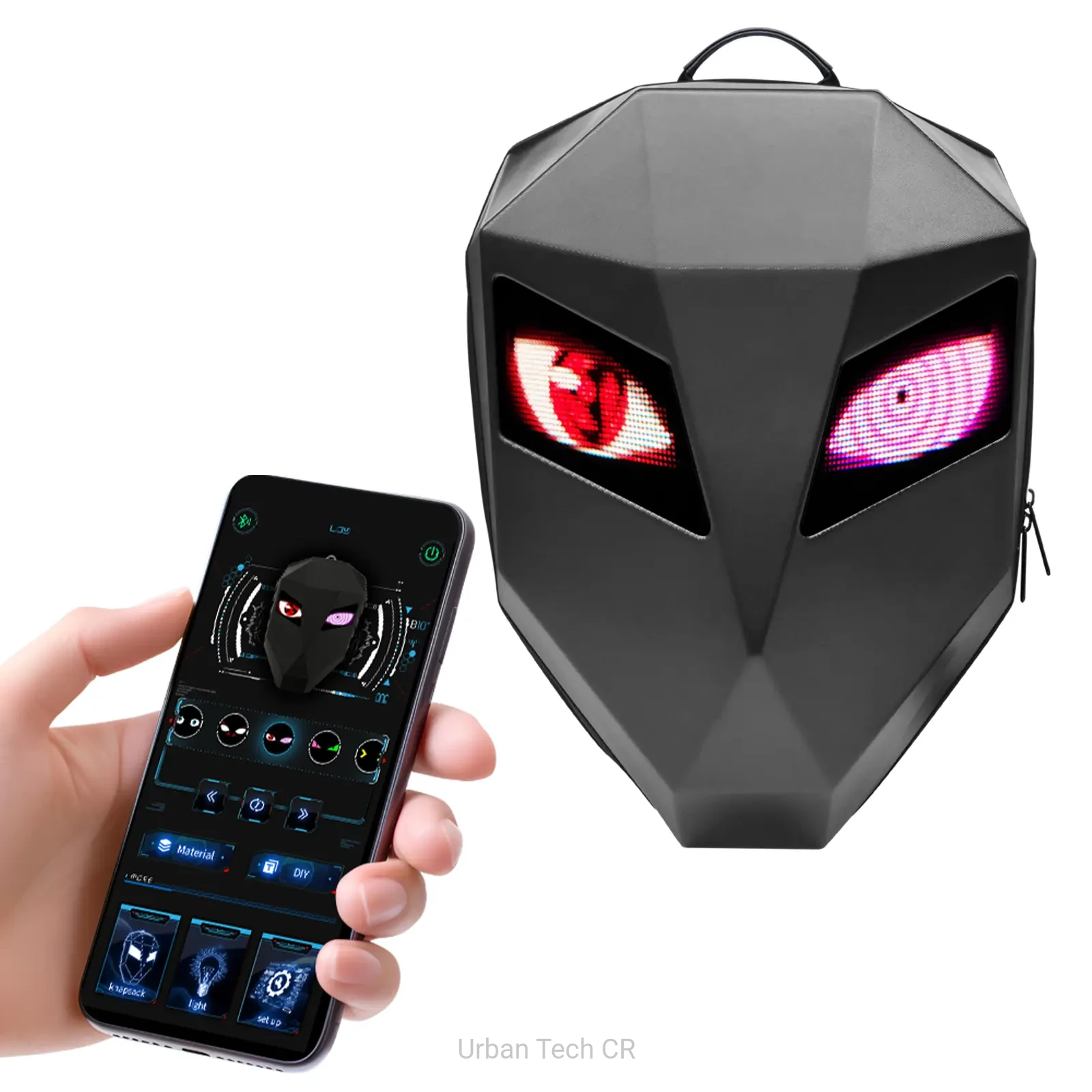 Bolso para moto con LED